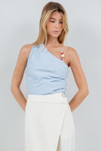 Load image into Gallery viewer, One Shoulder Stone Strap Detail Top
