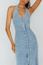 Load image into Gallery viewer, Bodycon Denim Maxi Dress
