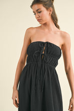 Load image into Gallery viewer, Black Back Tie Maxi Dress
