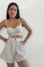 Load image into Gallery viewer, Ivanna Stripe Short Set
