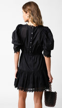 Load image into Gallery viewer, Blaire Puff Sleeves Dress- Black
