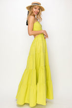 Load image into Gallery viewer, Audrina Lime Maxi Dress
