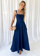 Load image into Gallery viewer, Dark Denim Maxi Dress
