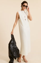 Load image into Gallery viewer, Sofia Pleated Midi Dress Ivory
