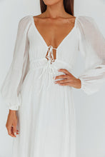 Load image into Gallery viewer, Carlota Balloon Sleeve Maxi Dress- White
