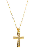 Load image into Gallery viewer, Zirconia Cross Necklace
