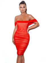 Load image into Gallery viewer, Cleo Corset Midi Dress
