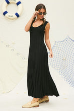 Load image into Gallery viewer, Black Knit Maxi Dress
