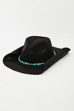 Load image into Gallery viewer, Helena Western Hat- Black
