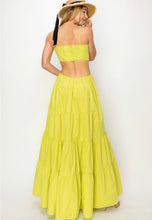 Load image into Gallery viewer, Audrina Lime Maxi Dress
