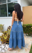 Load image into Gallery viewer, Dani Denim Maxi Skirt
