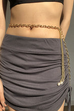 Load image into Gallery viewer, Pearl | Gold Chain Waist Belt
