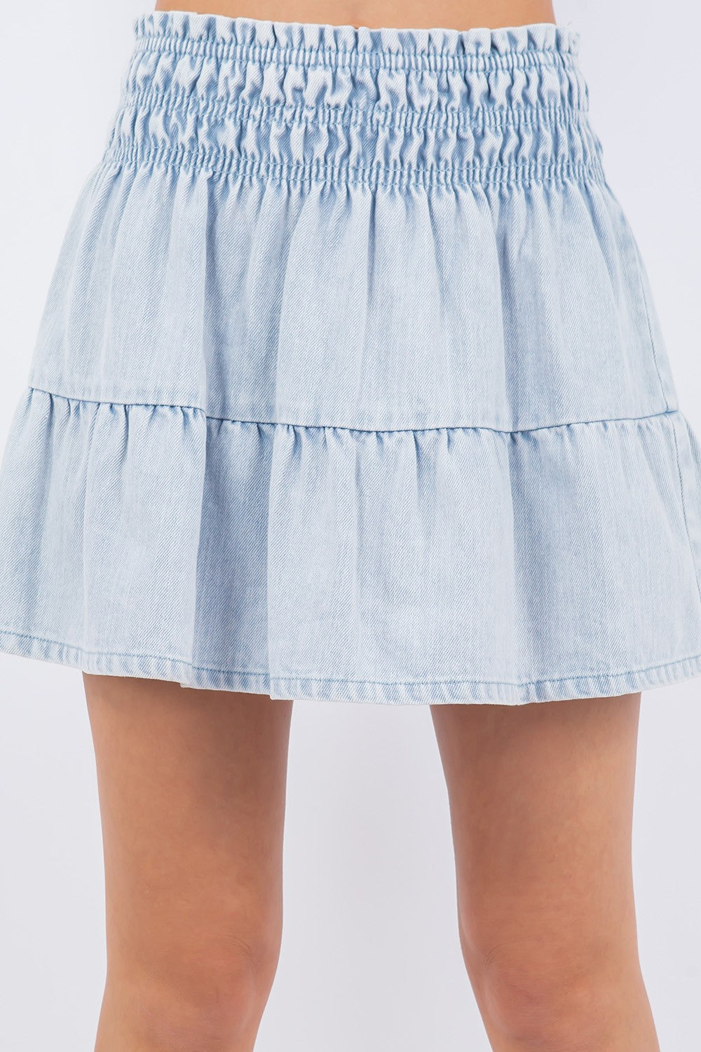 The Denim Mini Skirt