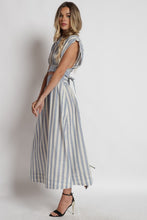 Load image into Gallery viewer, Linen Striped Skirt Set
