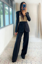 Load image into Gallery viewer, Boss Gal Two Piece Suit Set
