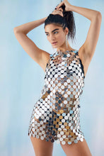 Load image into Gallery viewer, Silver Disc Mini Dress
