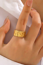 Load image into Gallery viewer, Kala Textured Ring Gold
