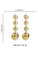 Load image into Gallery viewer, Stella Metallic Ball Earrings
