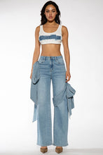 Load image into Gallery viewer, Oversized Bow Wide Leg Pant
