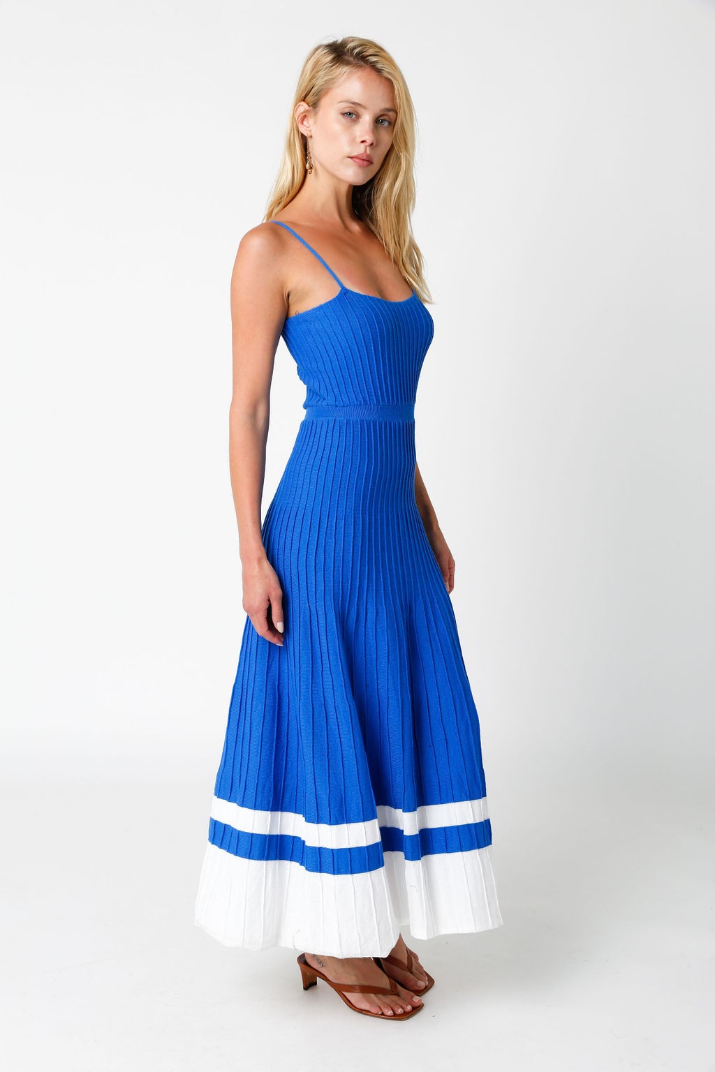 Sofia Midi Dress- Azure