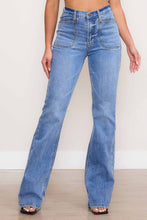 Load image into Gallery viewer, High-Waisted Bootcut Jeans- Medium
