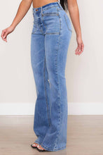 Load image into Gallery viewer, High-Waisted Bootcut Jeans- Medium
