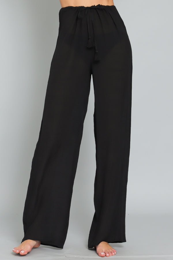 Amalfi Cover-up Pants- Black