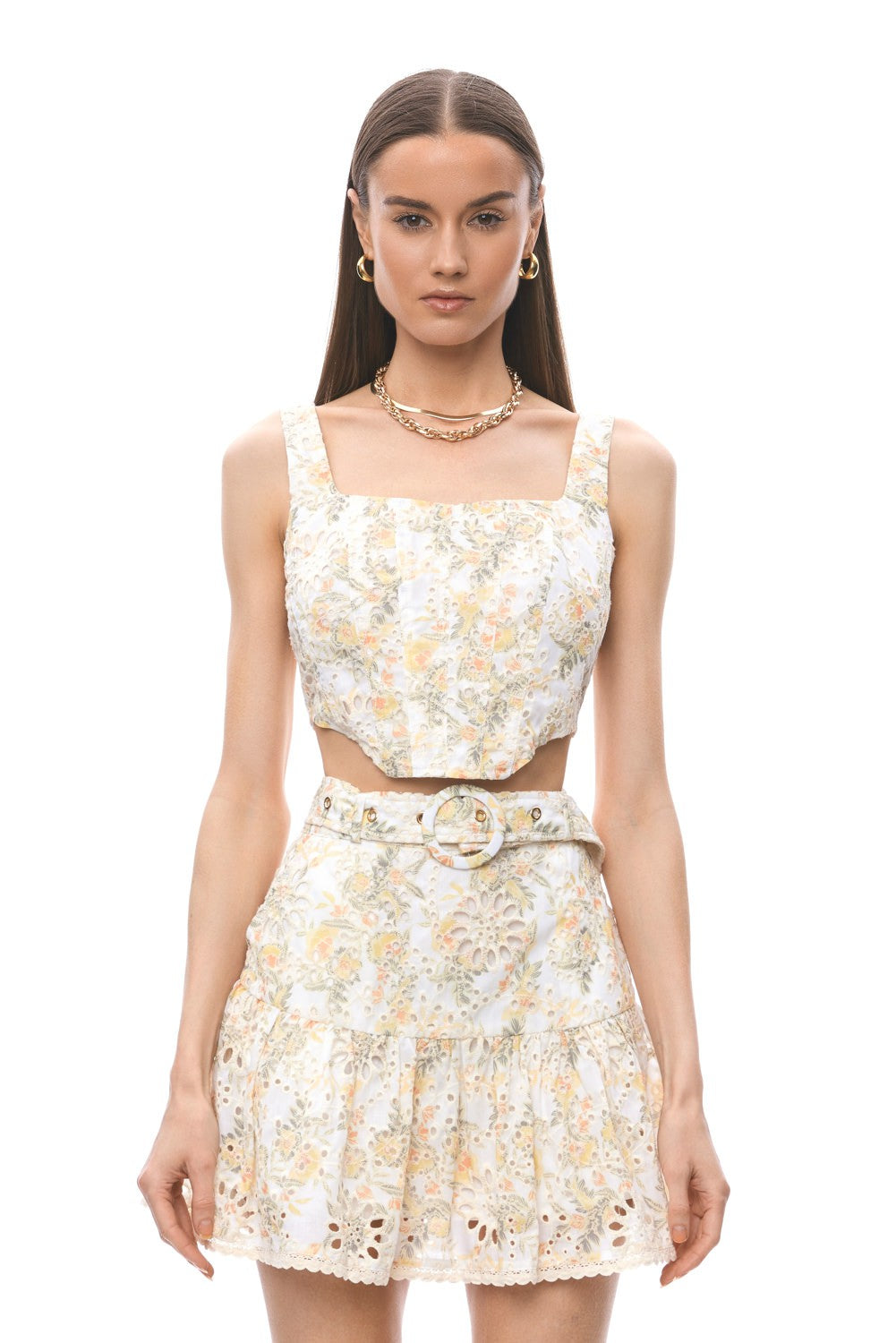 Floral Eyelet Set