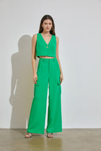 Load image into Gallery viewer, Cargo Wide Leg Pant- Green
