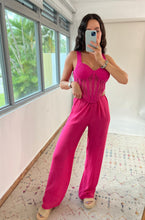 Load image into Gallery viewer, Amalfi Cover-up Pants- Fuchsia
