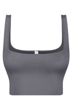 Load image into Gallery viewer, Charcoal Lycra Tank Top
