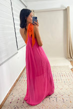 Load image into Gallery viewer, Red| Pink Maxi Dress
