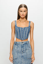 Load image into Gallery viewer, Denim Bustier Top
