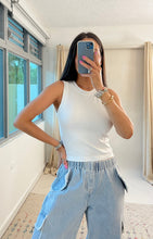 Load image into Gallery viewer, Basic Full Length White Cami Top
