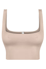 Load image into Gallery viewer, Taupe Lycra Tank Top
