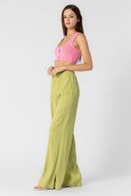 Load image into Gallery viewer, Lime Textured Side Slit Pant
