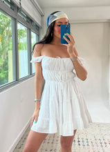 Load image into Gallery viewer, Meet Me in Capri Eyelet Mini Dress
