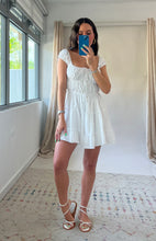 Load image into Gallery viewer, Meet Me in Capri Eyelet Mini Dress
