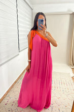 Load image into Gallery viewer, Red| Pink Maxi Dress
