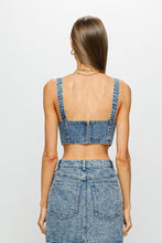 Load image into Gallery viewer, Denim Bustier Top
