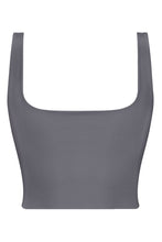 Load image into Gallery viewer, Charcoal Lycra Tank Top
