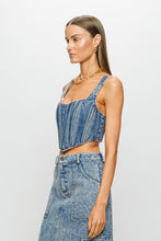 Load image into Gallery viewer, Denim Bustier Top
