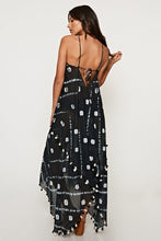 Load image into Gallery viewer, Black/Bone Maxi Tunic
