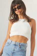 Load image into Gallery viewer, Eliza Crop Halter Knit Top
