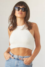 Load image into Gallery viewer, Eliza Crop Halter Knit Top
