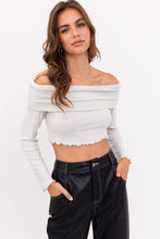 Load image into Gallery viewer, Off-shoulder Long-sleeve Top
