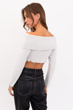 Load image into Gallery viewer, Off-shoulder Long-sleeve Top
