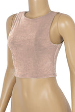 Load image into Gallery viewer, Taupe Slinky Tank Top
