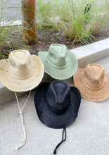 Load image into Gallery viewer, Ava Western Hat- Green
