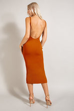 Load image into Gallery viewer, Rib Bodycon Midi Dress
